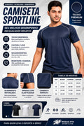 Camiseta Dry Fit Esportiva Masculina Raglan – Academia, Corrida e Treino
