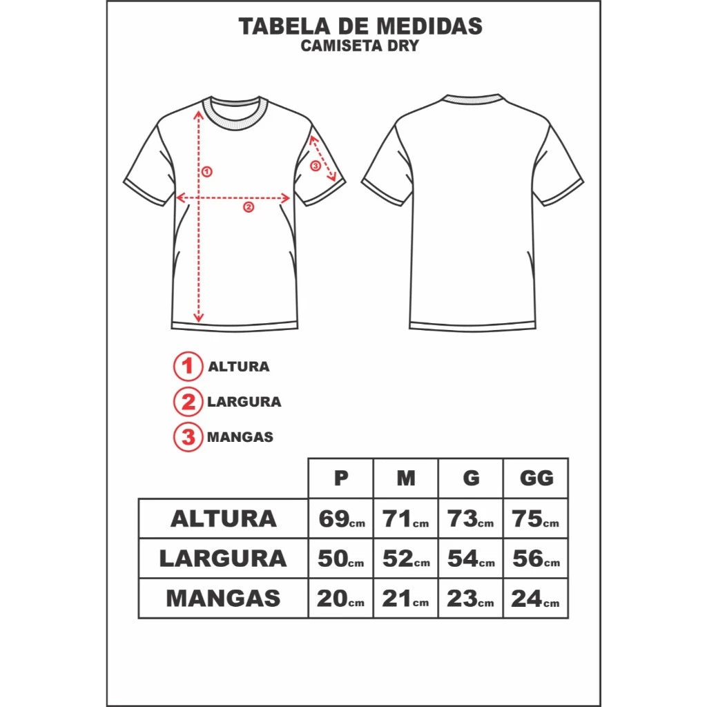 Kit 3 Camisetas Dry Fit Masculino Academia e Treino Com Proteção UV