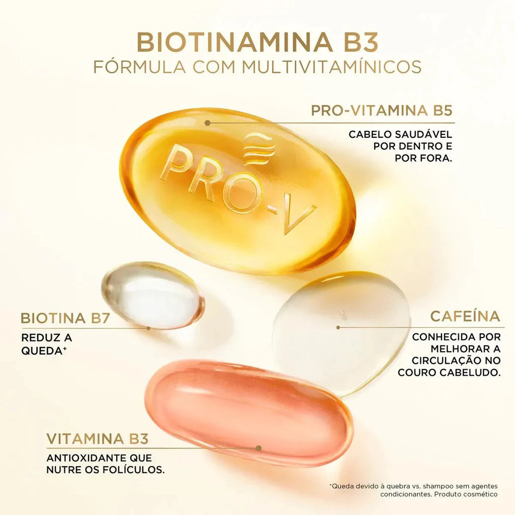 Tônico Capilar Pantene Antqueda Biotinamina B3 52ml